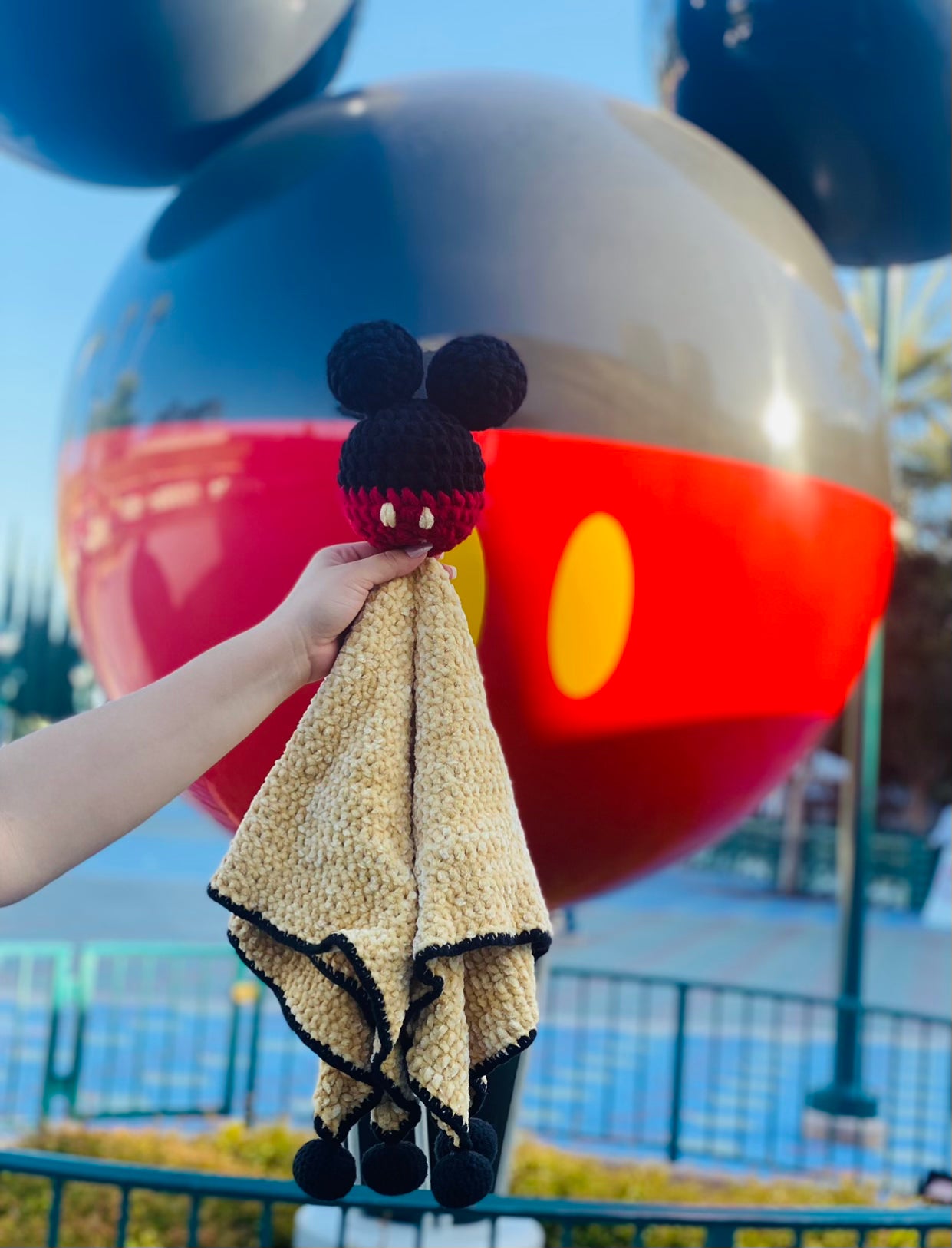 Classic Mouse Baby Blanket